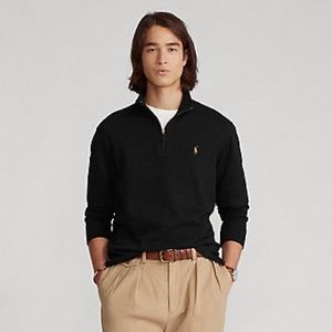 NWT Polo Ralph Lauren Estate-Rib Quarter-Zip